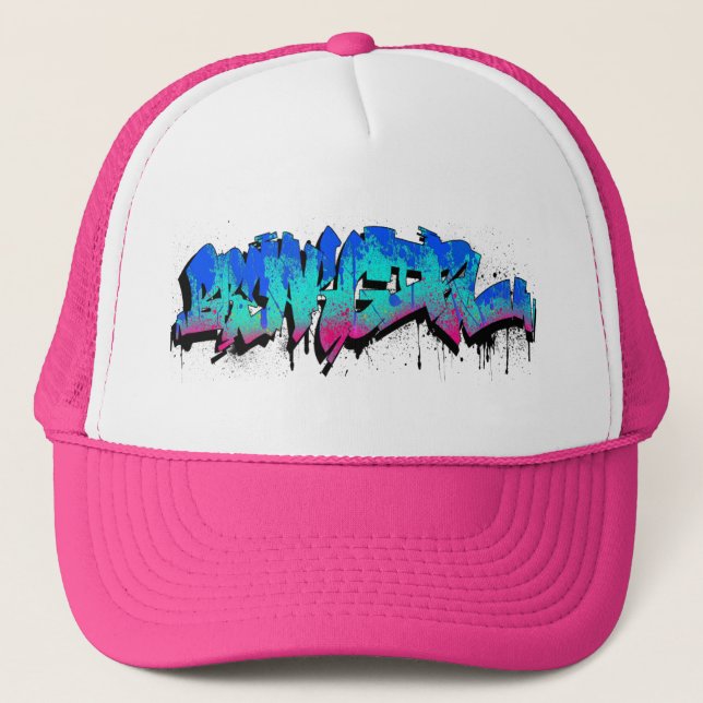 Gorra De Camionero Breakgirl_TruckerCap_blueturq (Anverso)