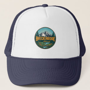 Gorra De Camionero Breckenridge vintage Colorado Montaña Rocosas