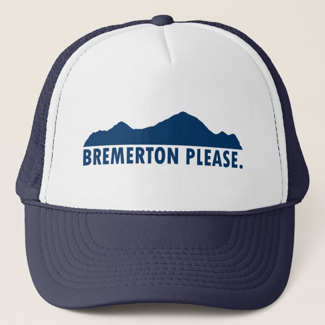 Gorra De Camionero Bremerton Washington, por favor (Anverso)
