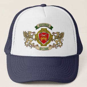 Gorra De Camionero Brennan Irish Shield y Griffins Personalizados