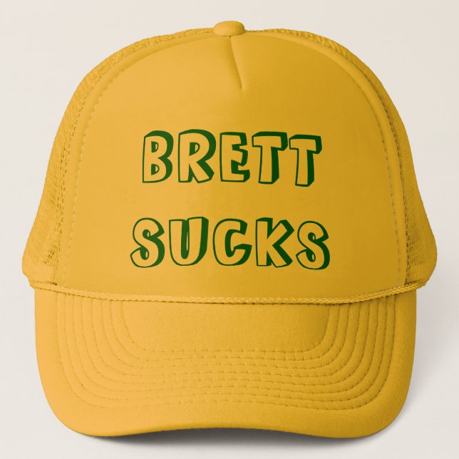 GORRA DE CAMIONERO BRETT CHUPA (Anverso)