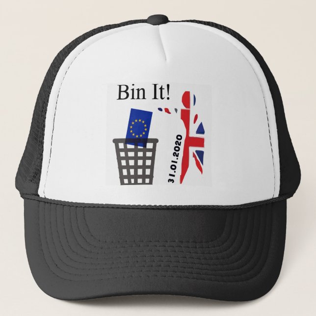 Gorra De Camionero Brexit 31.01.2020 - Reino Unido abandona la UE (Anverso)