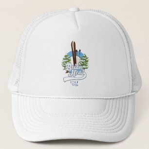 Gorra De Camionero Brian Head Utah en el logo para esquiar