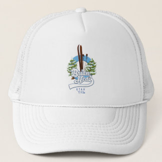 Gorra De Camionero Brian Head Utah en el logo para esquiar