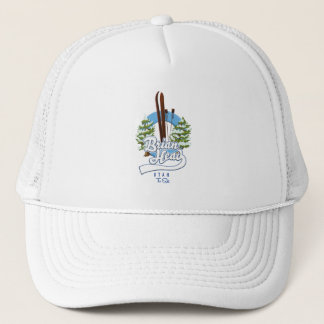 Gorra De Camionero Brian Head Utah en el logo para esquiar