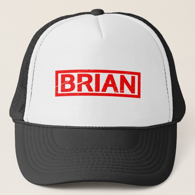 Gorra De Camionero Brian Stamp (Anverso)