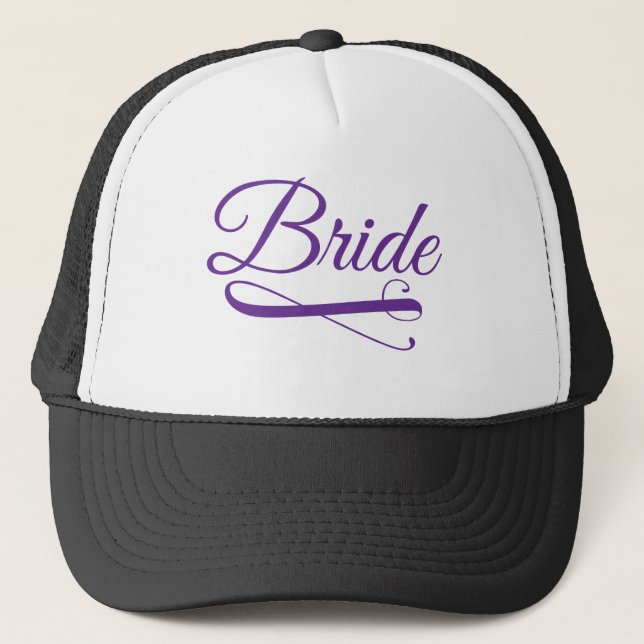 Gorra De Camionero Bride Flourish Purple (Anverso)
