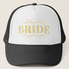 Gorra De Camionero Bride Golden Scroll