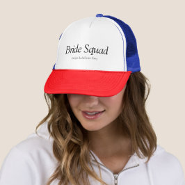 Gorra De Camionero Bride Squad Modern Bachelorette