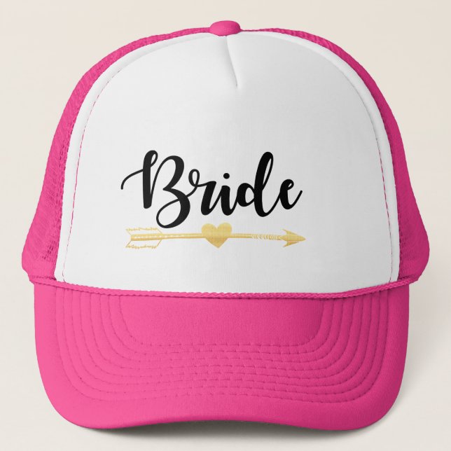 Gorra De Camionero Bride | Tribu de novias |Novia de equipo (Anverso)