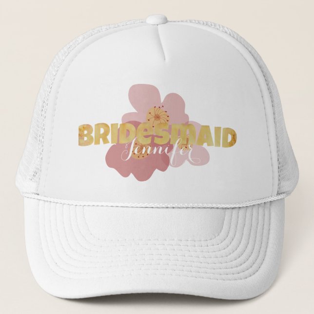 Gorra De Camionero Bridesmaid Crew (Anverso)