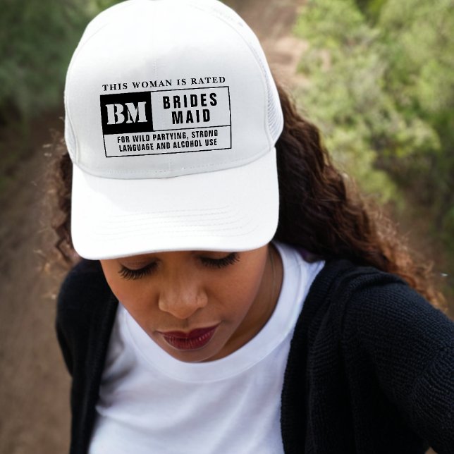 Gorra De Camionero Bridesmaid Racionando Fiesta de Bachelorette (Bridesmaid Rating Bachelorette Party Trucker Hat
)