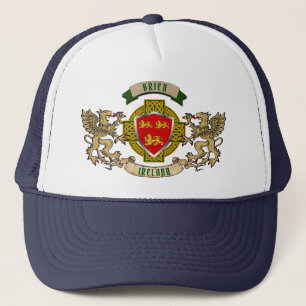 Gorra De Camionero Brien Irish Shield y Griffins Personalizados