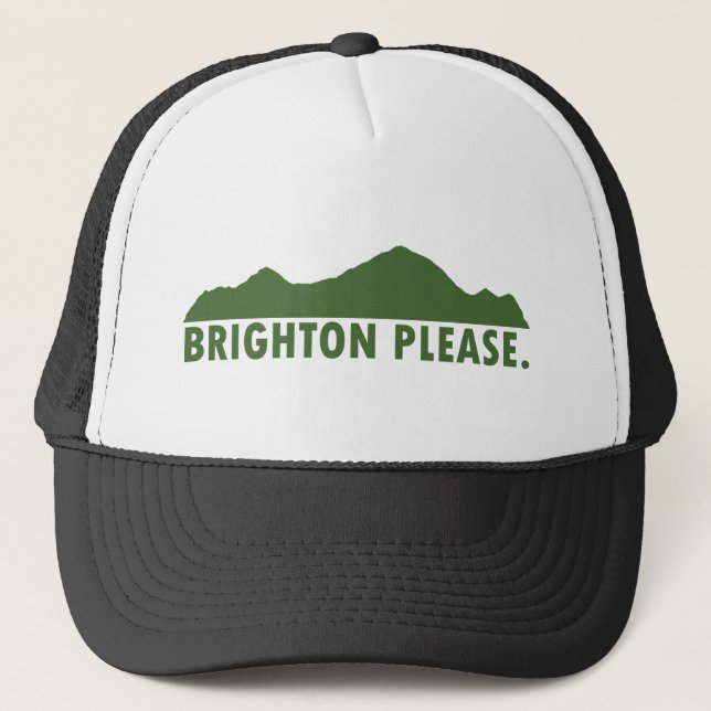 Gorra De Camionero Brighton Please (Anverso)