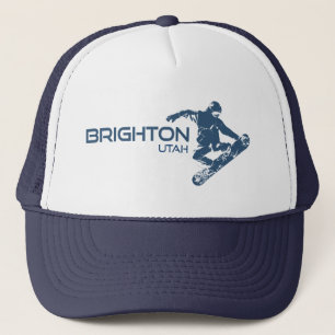 Gorra De Camionero Brighton Resort Utah Snowboarder