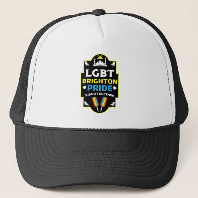 Gorra De Camionero Brighton y Hove orgullo (Anverso)