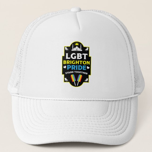 Gorra De Camionero Brighton y Hove orgullo (Anverso)