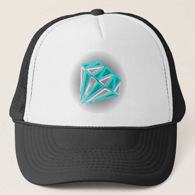 Gorra De Camionero Brillante Diamante (Anverso)
