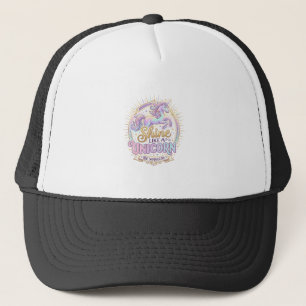Gorra De Camionero Brillar Unicornio Como un Unicornio POD Listo Merc