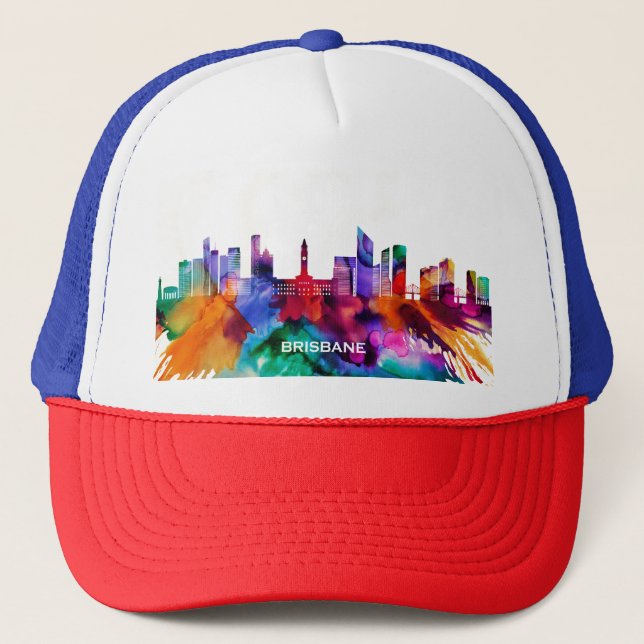 Gorra De Camionero Brisbane Skyline (Anverso)