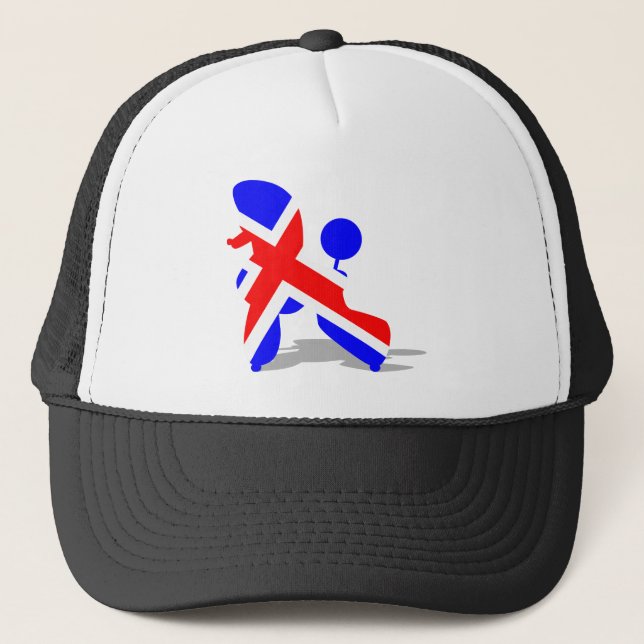 Gorra De Camionero Britt poodle (Anverso)