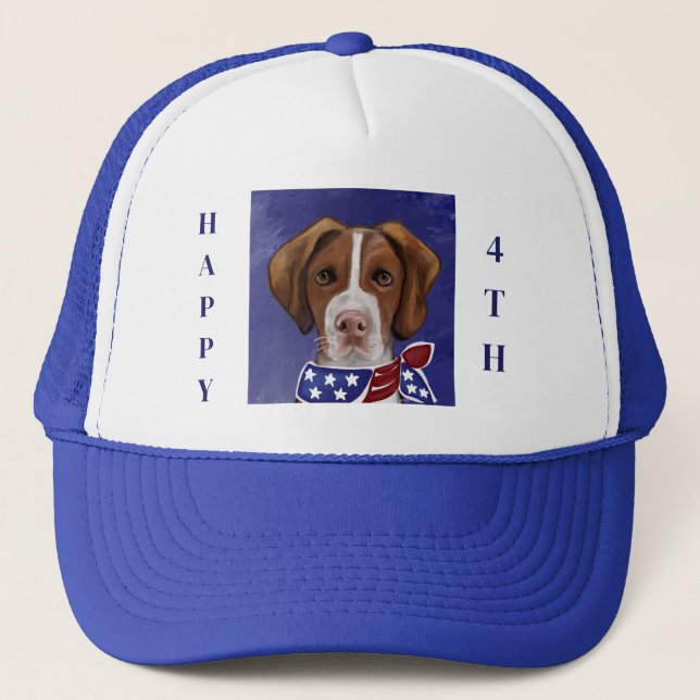 Gorra De Camionero Brittany Spaniel (Anverso)