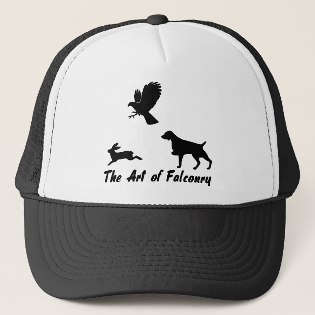 Gorra De Camionero Brittany Spaniel y Falconry (Anverso)