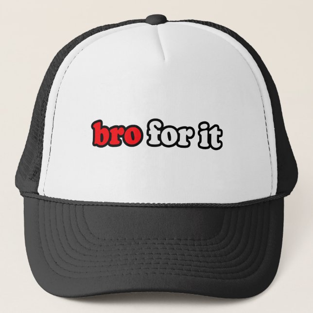 GORRA DE CAMIONERO BRO PARA ÉL (Anverso)