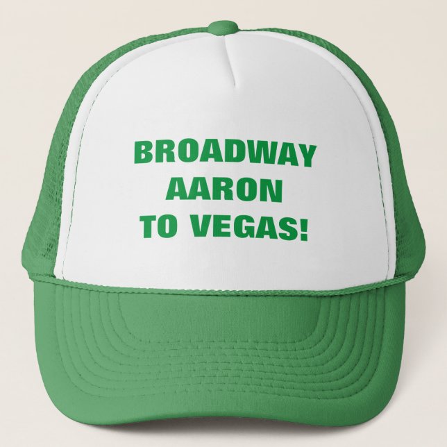GORRA DE CAMIONERO BROADWAY AARON TO VEGAS (Anverso)