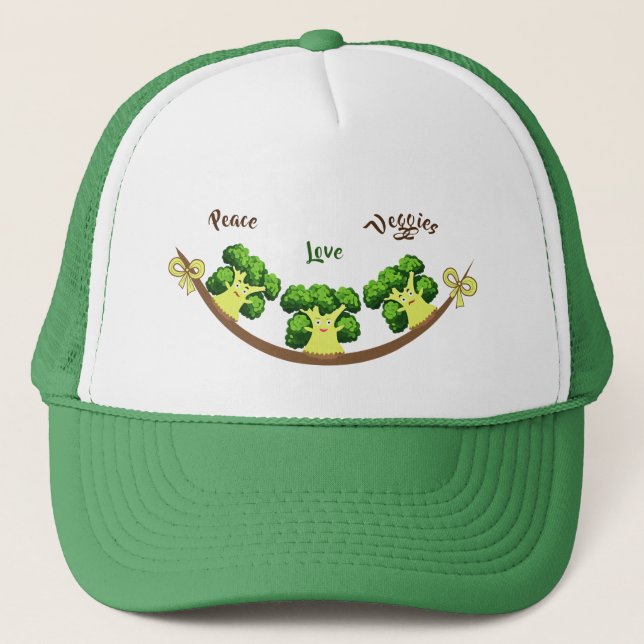 Gorra De Camionero Broccoli divertido (Anverso)