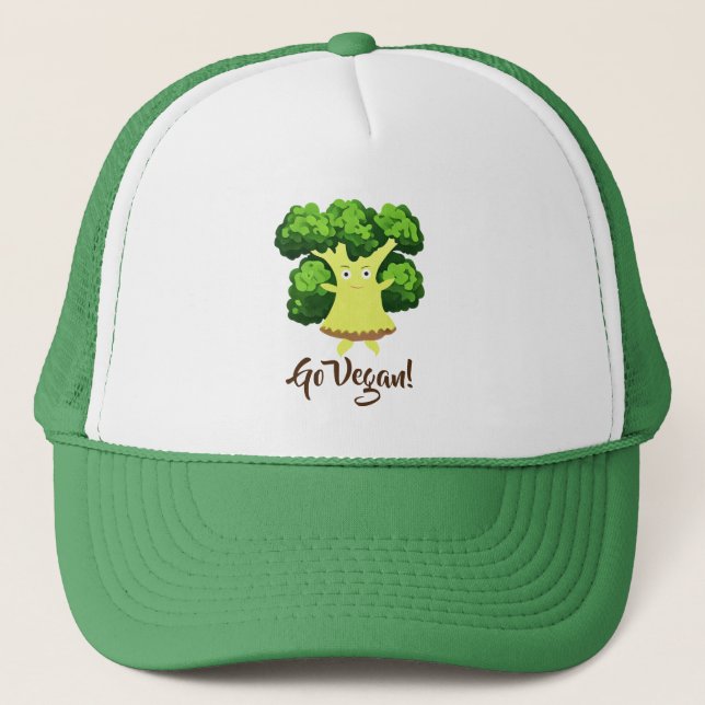 Gorra De Camionero Broccoli divertido (Anverso)