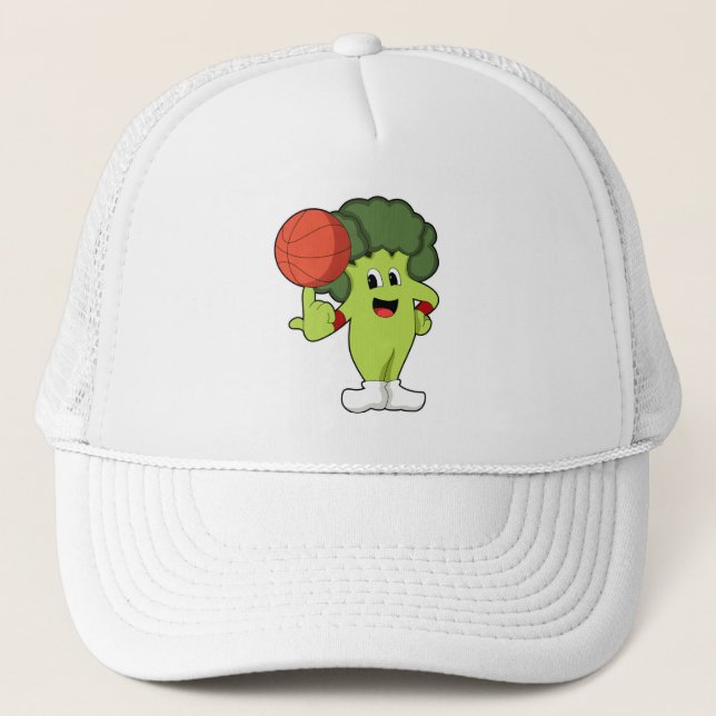 Gorra De Camionero Broccoli en el Basketball Sports (Anverso)