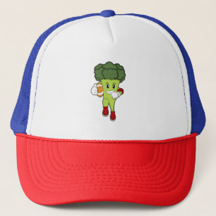 Gorra De Camionero Broccoli en los deportes de fútbol
