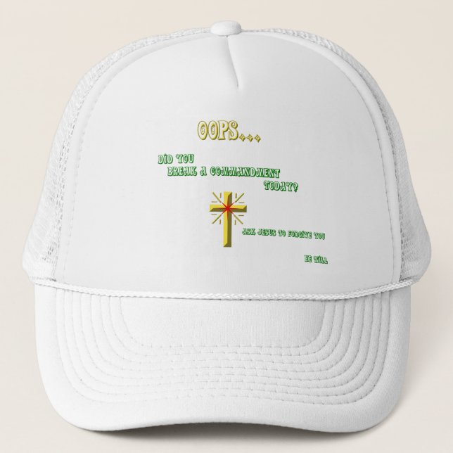 Gorra De Camionero Broken Command Christian (Anverso)