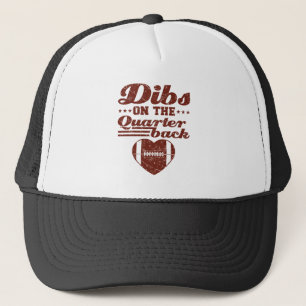 Gorra De Camionero Bromas sobre la novia del fútbol de Quarterback