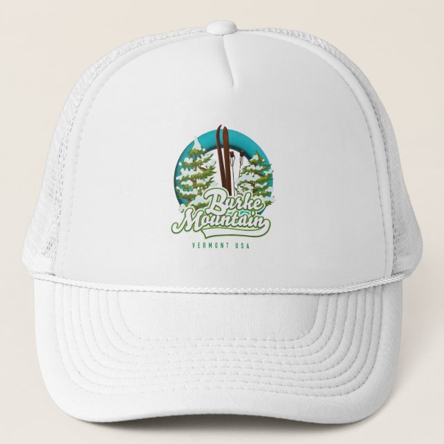 Gorra De Camionero Bromley Mountain Peru Vermont US Ski logo Trucker (Anverso)
