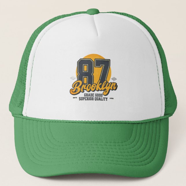 Gorra De Camionero Brooklyn Badge (Anverso)