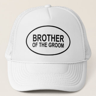 Gorra De Camionero Brother del novio que casa óvalo