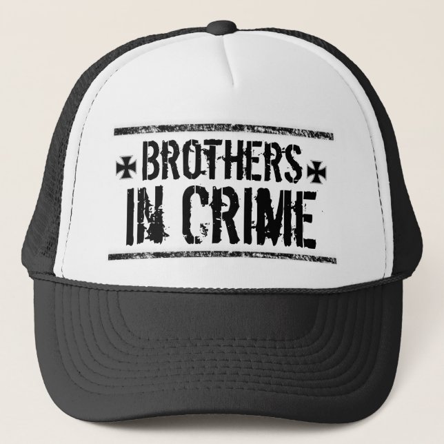 Gorra De Camionero Brothers en Crime (Anverso)