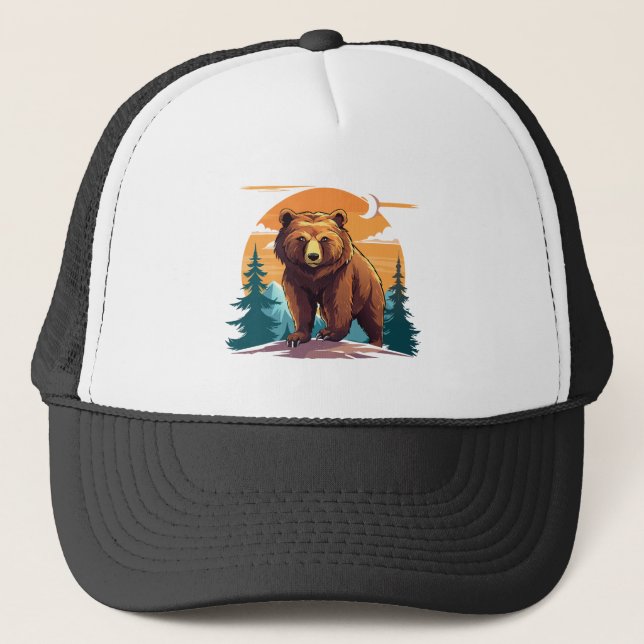 Gorra De Camionero Brown bear (Anverso)