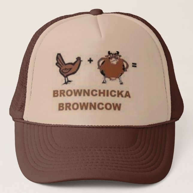 Gorra De Camionero browncow del brownchicka (Anverso)
