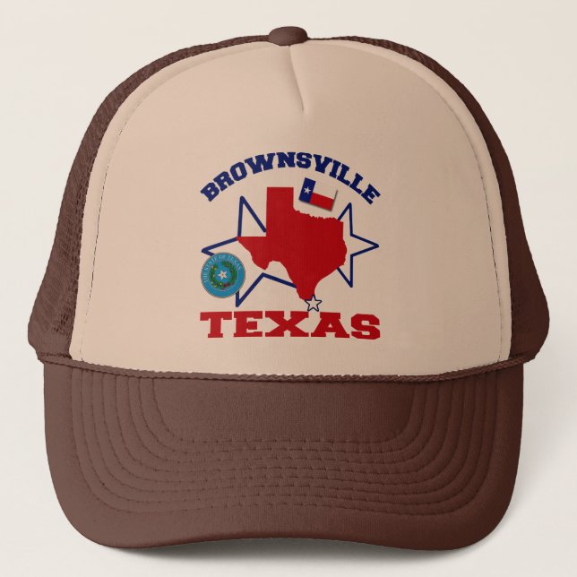 Gorra De Camionero Brownsville, Tejas (Anverso)