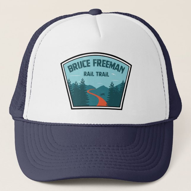 Gorra De Camionero Bruce Freeman Rail Trail (Anverso)