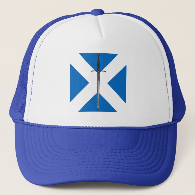 Gorra De Camionero Bruce Sword en Saltire (Anverso)