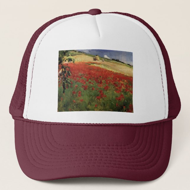 Gorra De Camionero BRUCE, William Blair amapolas flores rojas amapola (Anverso)