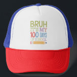 Gorra De Camionero Bruh, son mis 100 días de escuela divertidos 100 d<br><div class="desc">Bruh,  son mis 100 días de escuela divertidos 100 días</div>