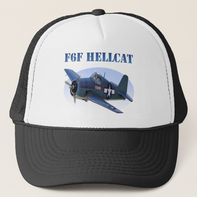 Gorra De Camionero Bruja de F6F Grumman (Anverso)