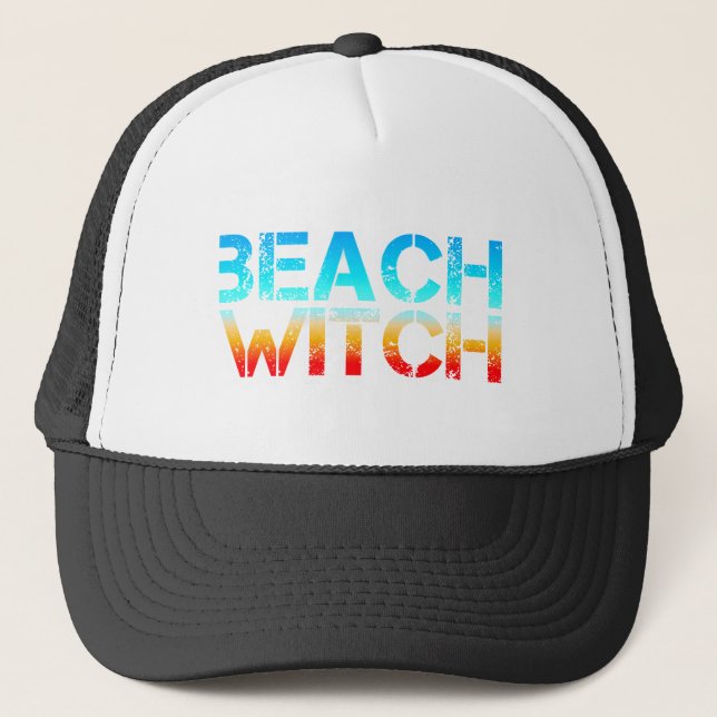 Gorra De Camionero bruja de la playa (Anverso)