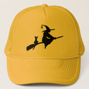 Gorra De Camionero Bruja en una habitación