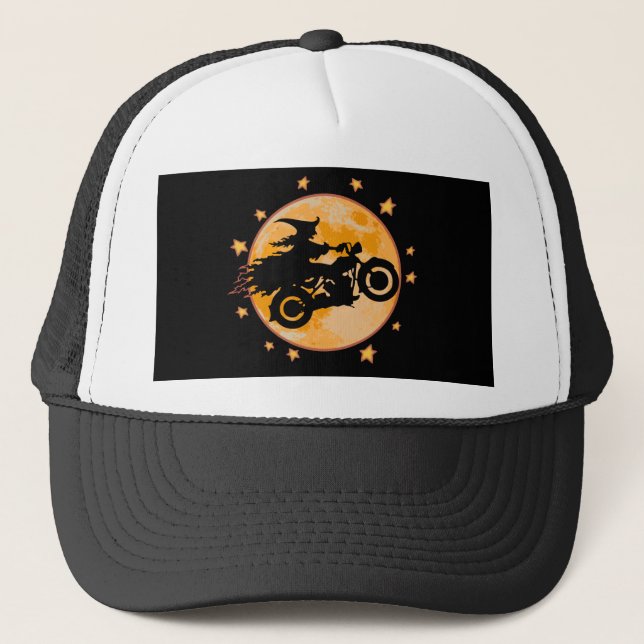 Gorra De Camionero Bruja Mamá - oro (Anverso)